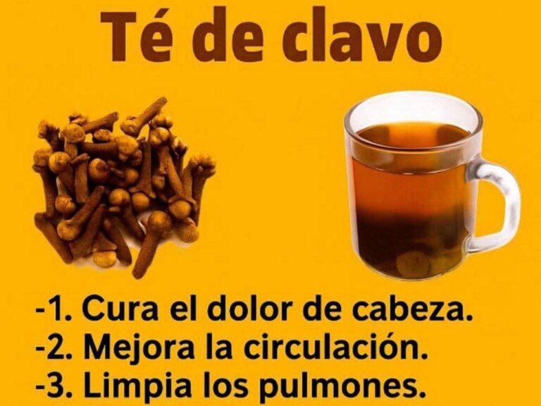 🌿 Té de clavo de olor: lo que realmente hace en tu cuerpo