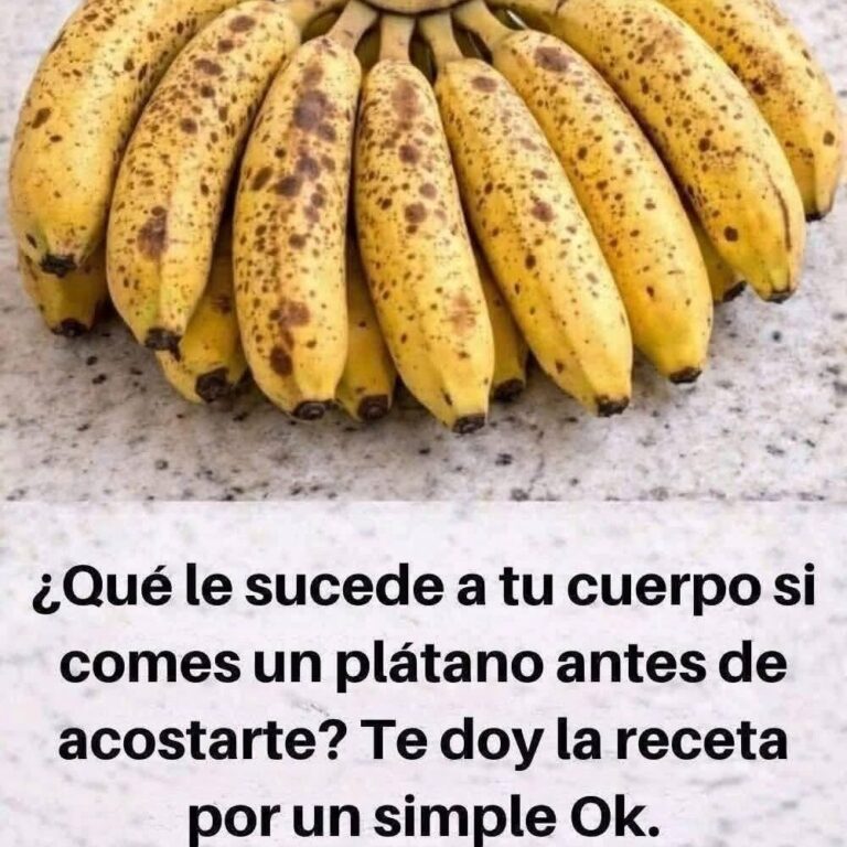 Lo que ocurre en tu cuerpo si comes plátano antes de dormir sorprendió a miles