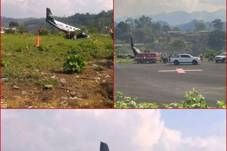 Avioneta se desploma en aeródromo de Cobán y moviliza a cuerpos de emergencia