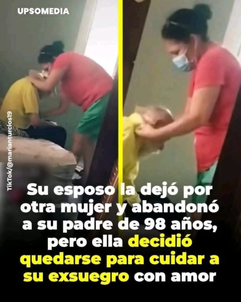 Mujer decide quedarse para cuidar a su exsuegro de 98 años después de ser abandonado