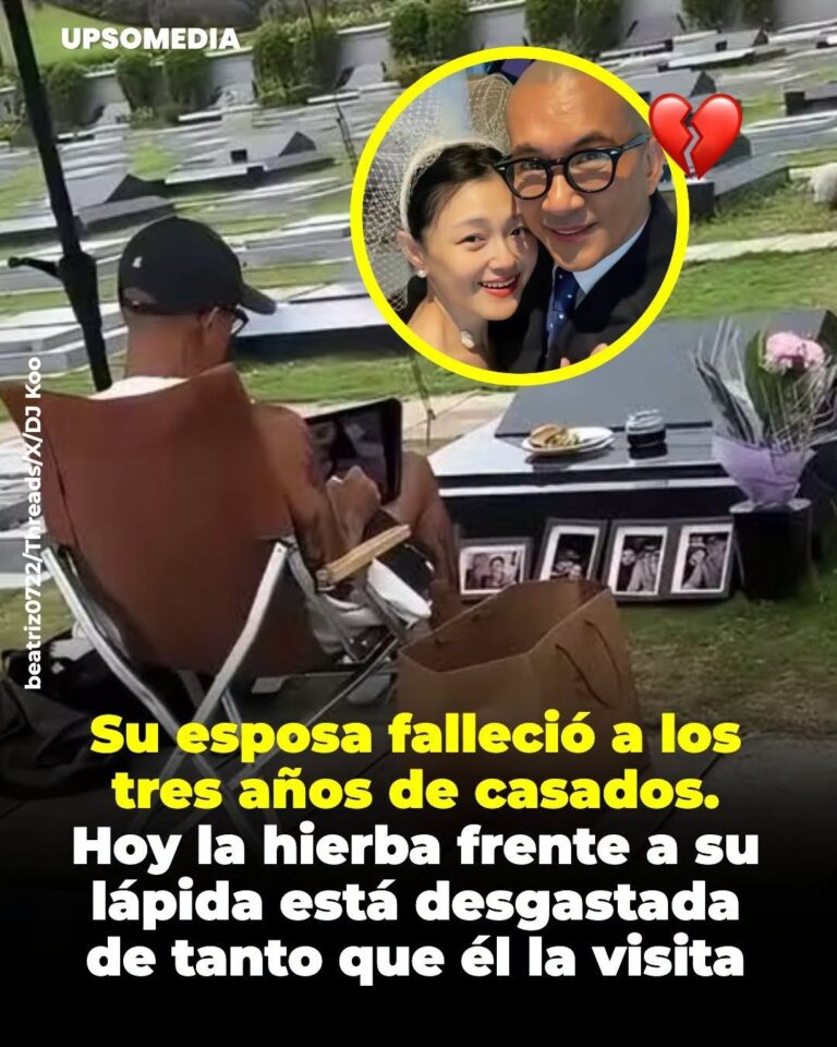 Su esposa falleció a los tres años de casados. Hoy la hierba frente a su lápida está desgastada de tanto que él la visita
