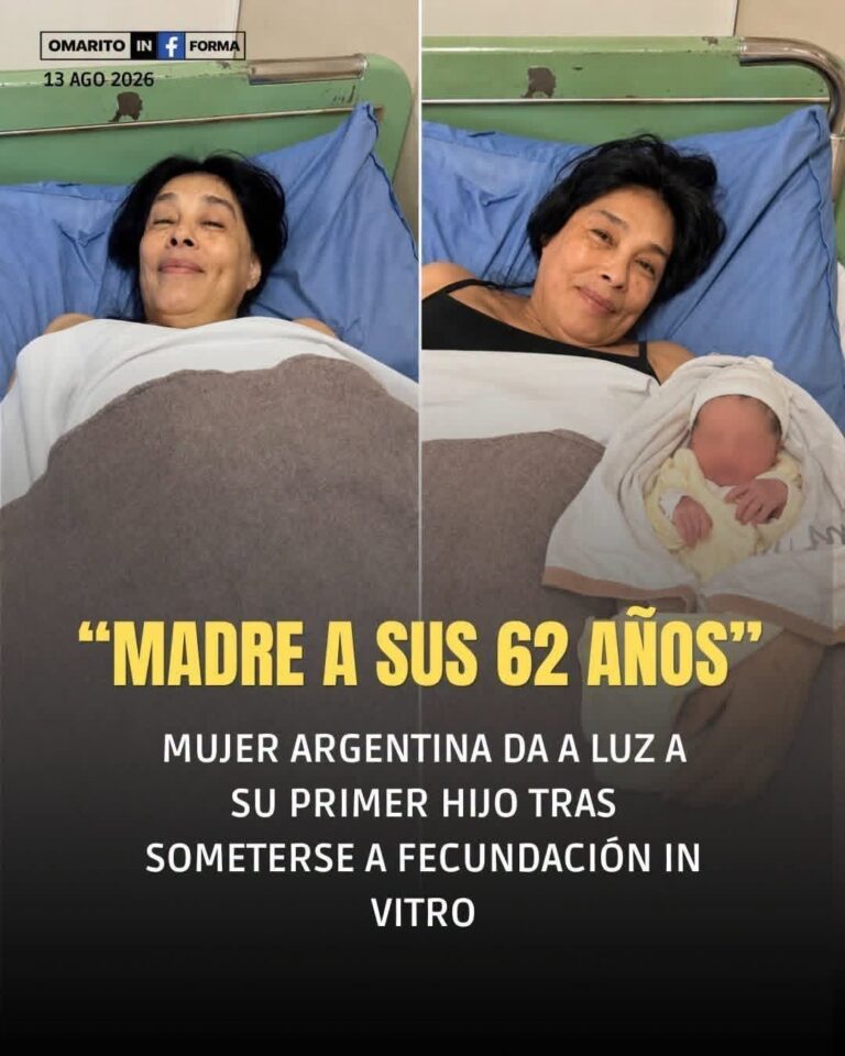 Mujer con 62 años logra embarazo y da a luz…. ver más