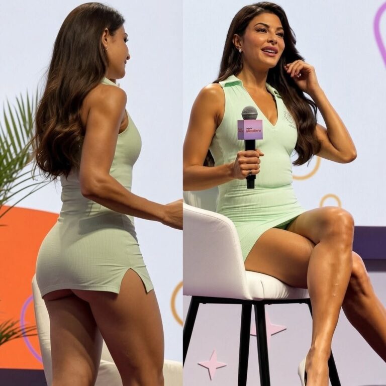 Jacqueline Fernandez deslumbra en un importante foro de bienestar y estilo de vida